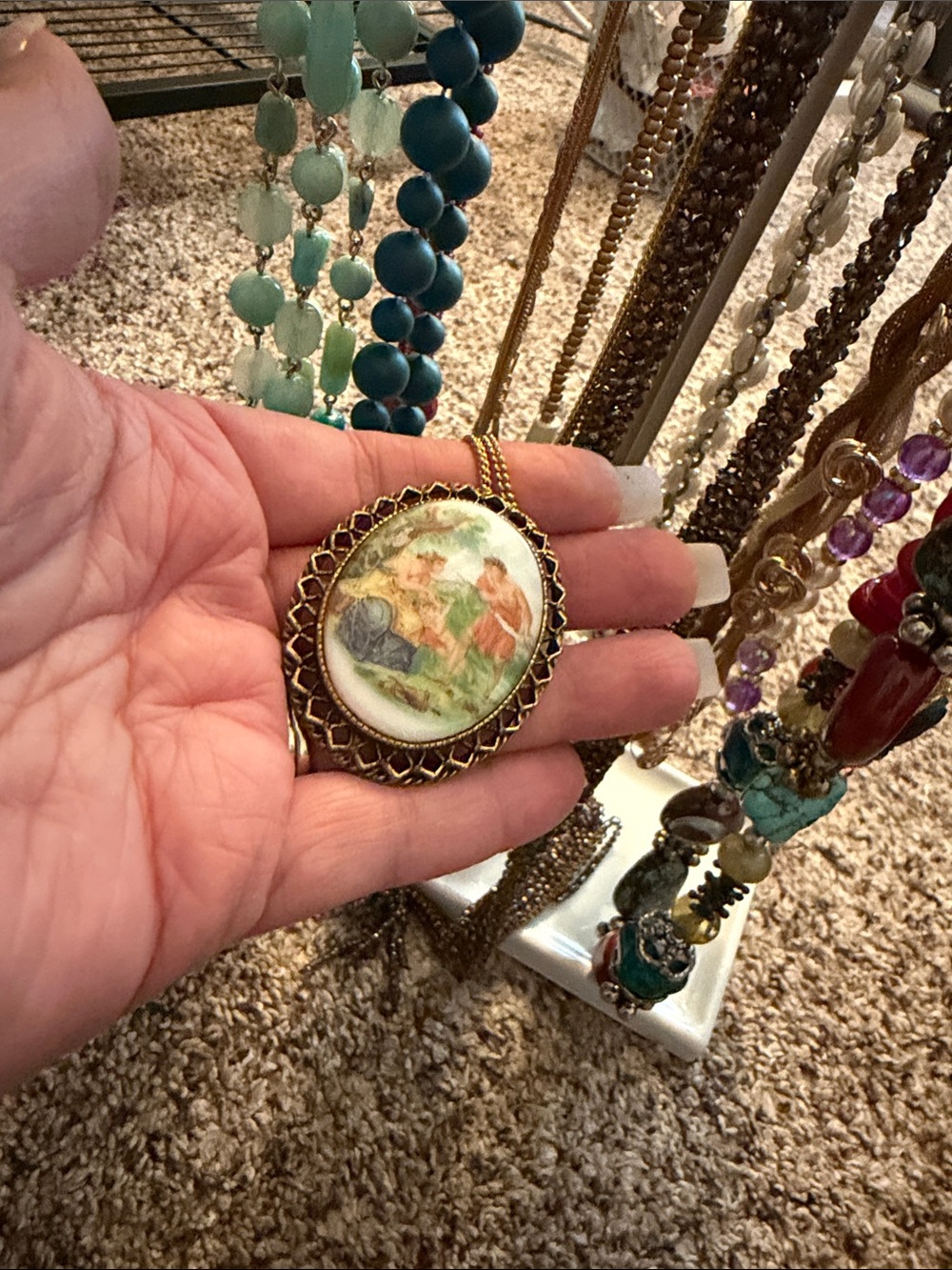 Lot of 14 necklaces - Picture 3 of 13